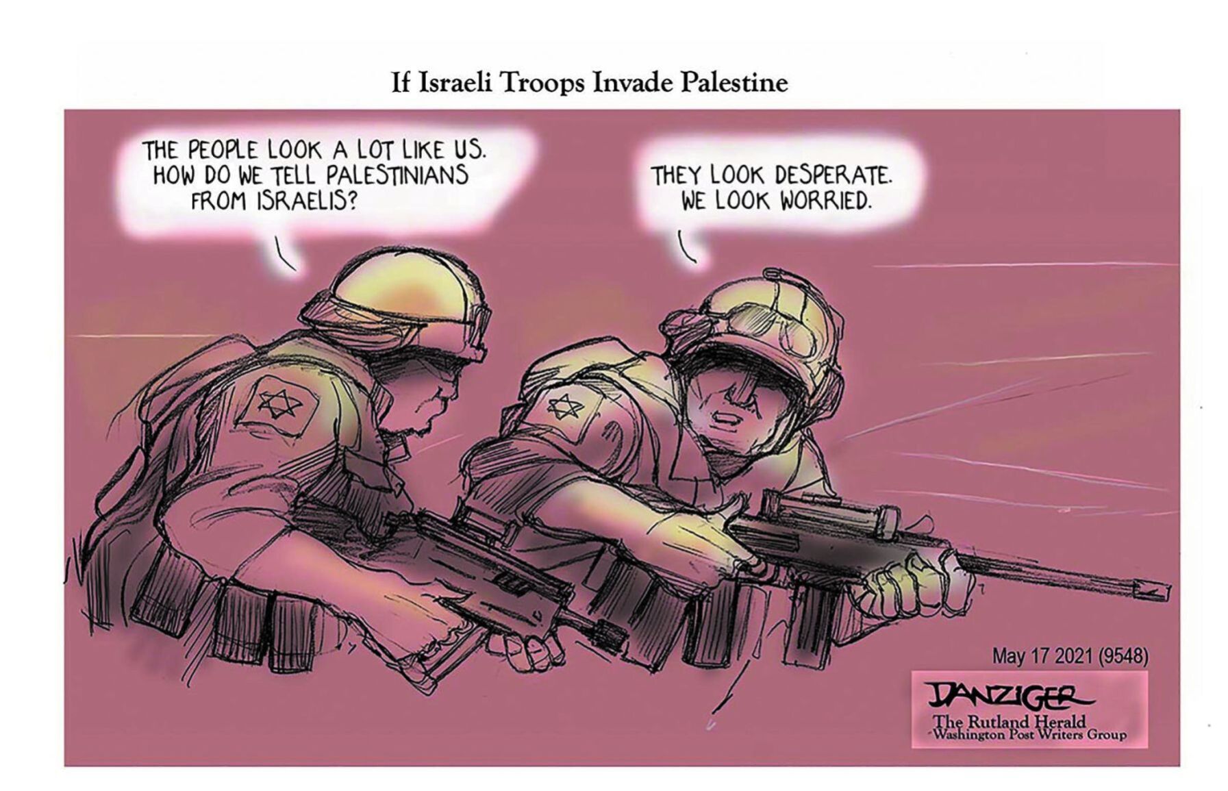 Jeff Danziger cartoon